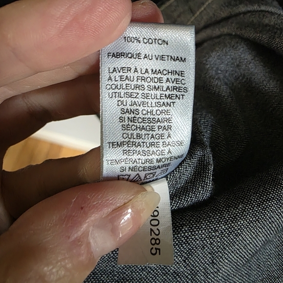 Express Chambray Button Down Shirt - Picture 3 of 4